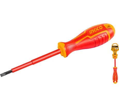 Отвертка диэлектрическая INGCO SL6.5 x 150 INDUSTRIAL HISD816150