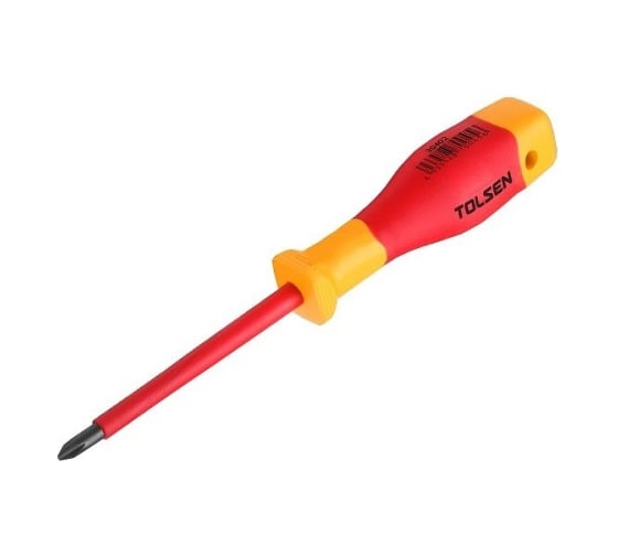 Отвертка крестовая TOLSEN PZ 1000V Premium PZ3x150 мм, S2, двухкомп. рукоятка V30603
