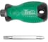 Мини отвертка двухсторонняя Vell PH2, SL6, 95 мм {V90391} 1396682 1