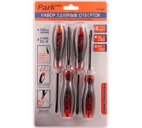 Набор усиленных ударных отверток Park 4 шт Pro под гаечный ключ, двухкомпонентные прозрачные рукоятки OTV40NB 356040