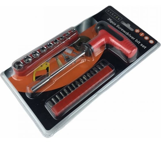 Отвертка со сменными битами и головками Zitrek SRA25065-0024