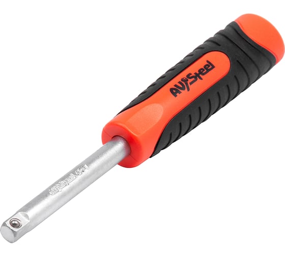 Отвертка-вороток AV Steel 1/4" 150 мм, двухкомпонентная рукоятка AV-509916