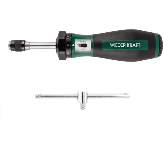 Динамометрическая отвертка WIEDERKRAFT 1/4 до 6 Нм WDK-MS0106