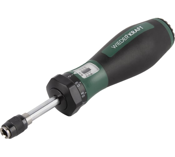 Динамометрическая отвертка WIEDERKRAFT 1/4 до 6 Нм WDK-MS0106