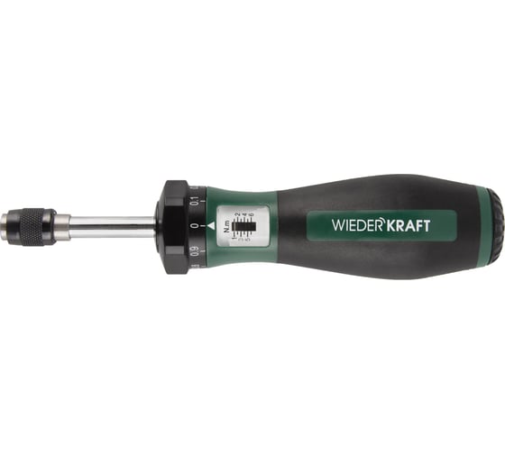Динамометрическая отвертка WIEDERKRAFT 1/4 до 6 Нм WDK-MS0106