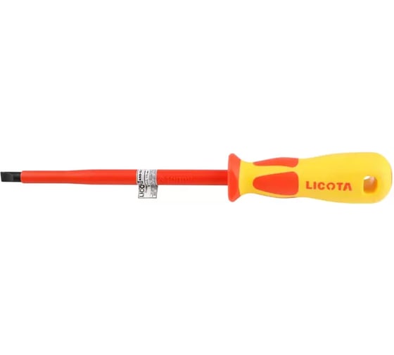 Отвертка изолированная Licota VDE 1000V SL8.0, 175 мм ASD-9217580
