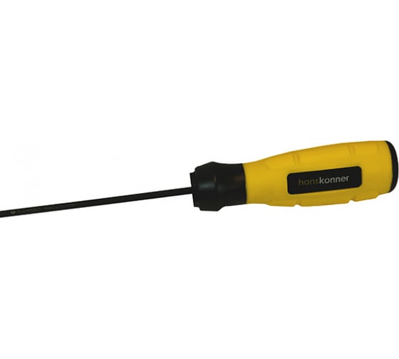 Крестовая отвертка Hanskonner 2x100 алмазный наконечник, твердость 59 HRC, S2 HK1040-16-PH2-100