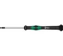 Шестигранная отвертка WERA Kraftform Micro 2052 сферическая головка, для электроники, 3.0x60 мм WE-118096