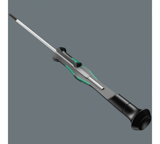 Шестигранная отвертка WERA Kraftform Micro 2052 сферическая головка, для электроники, 3.0x60 мм WE-118096