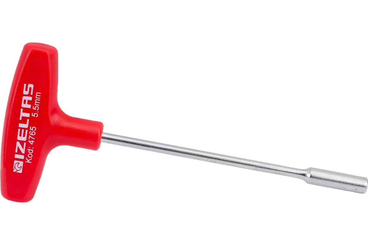 Т-образный торцевой ключ-отвертка IZELTAS 5.5x135 мм, длина 185 мм ...
