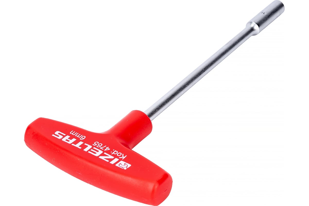 Т-образный торцевой ключ-отвертка IZELTAS 6x135 мм, длина 185 мм ...