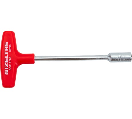 Т-образный торцевой ключ-отвертка IZELTAS 10x135 мм, длина 185 мм 4765190100