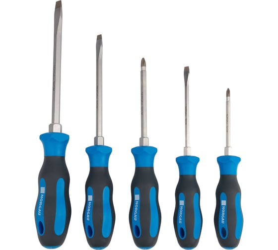 Набор усиленных отверток NORGAU NBS151-163 5 предметов 062214006