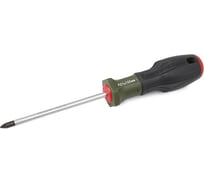 Отвертка Дело Техники c трехкомпонентной рукояткой РZ1×100мм 723014