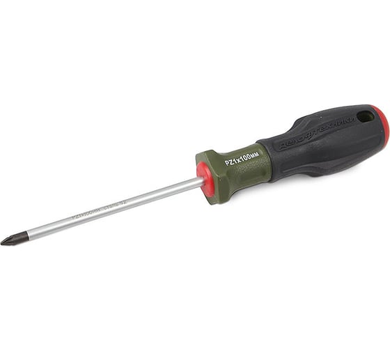 Отвертка Дело Техники c трехкомпонентной рукояткой РZ1×100мм 723014 1