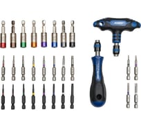 Динамометрическая отвертка ATORN в комплекте с ограничителями крутящего момент 0,6-5,5 Нм 52199100