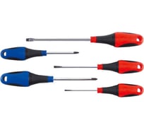 Набор отверток AmPro с отверстием в ручке 5 предметов, крест и шлиц T32890