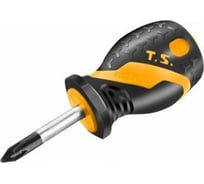Отвертка TOLSEN двухкомпонентная рукоятка с магнитом PH1x38мм 20133