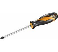 Отвертка TOLSEN шлицевая Comfort с двухкомпонентной ручкой Cr-V 5.5x100мм 20003