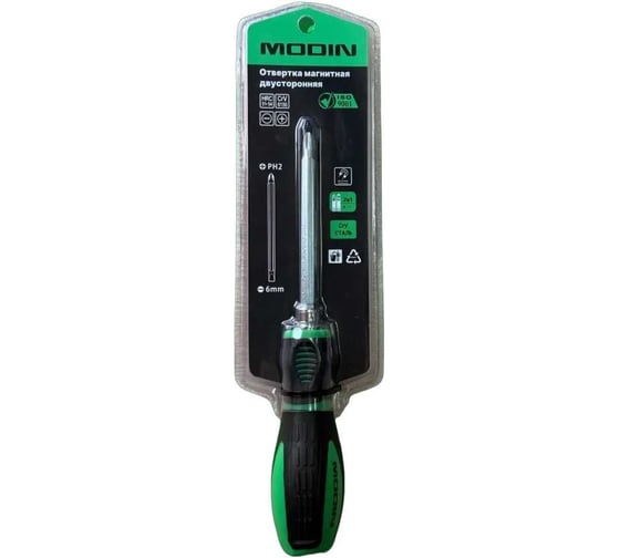 Двусторонняя отвертка MODIN SL6, PH2 100мм, 546201-L100