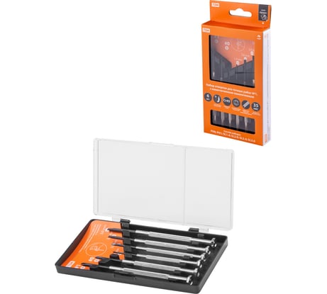 Набор отверток с намагниченным наконечником TDM ELECTRIC 6 предметов SQ1013-0301