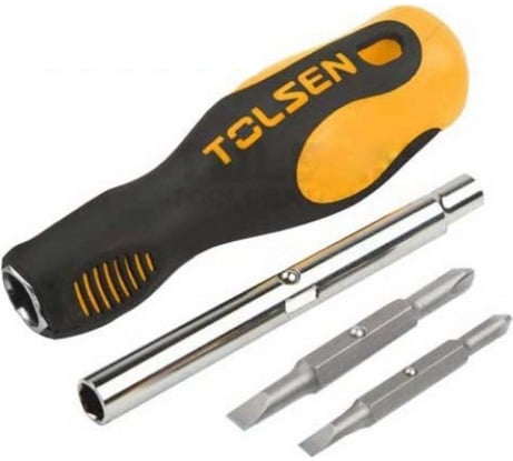Двухсторноняя отвертка TOLSEN 6 в 1 20043