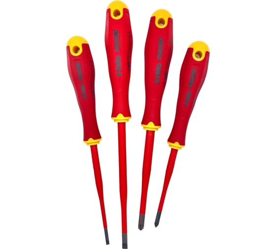 Набор диэлектрических отверток Felo Ergonic E-SLIM SL/Z, 4 шт. 41784198