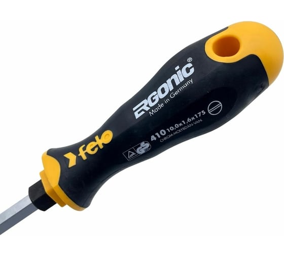 Отвертка Felo шлицевая Ergonic SL 10,0 41010540