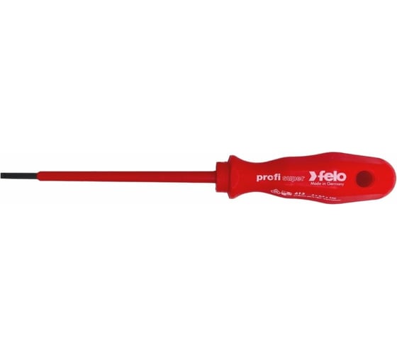 Отвертка Felo шлицевая диэлектрическая SL 3,0 61303090 1