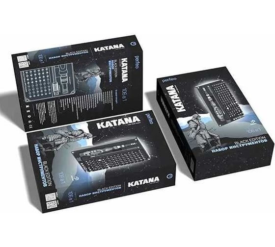 Набор инструмента Perfeo Katana с битами (насадками) и головок 106 в 1 30015563