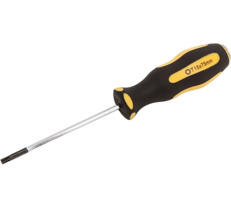 Отвертка NIKONA звездочка Torx  Cr-V, T 15x75 мм, шестигранная 22-641