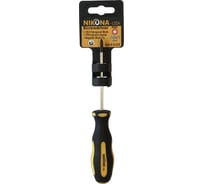 Отвертка NIKONA крестовая Pozidriv, Cr-V, PZ 0x75 мм, шестигранная 22-630
