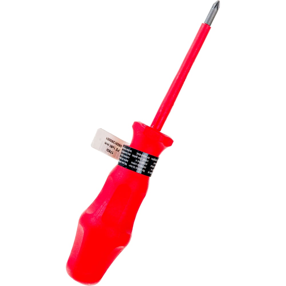 Диэлектрическая крестовая отвертка WERA 1765 i PZ VDE Kraftform Classic ...