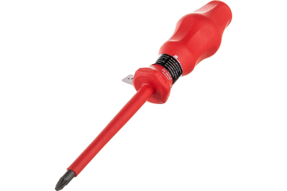 Диэлектрическая крестовая отвертка WERA 1765 i PZ VDE Kraftform Classic ...