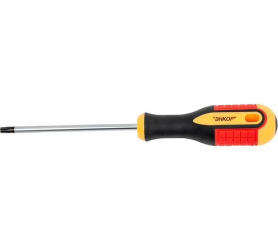 Отвертка Энкор Torx T27x100мм трех комп рук 19536