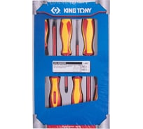 Набор диэлектрических отверток KING TONY, 6 предметов 30606MR