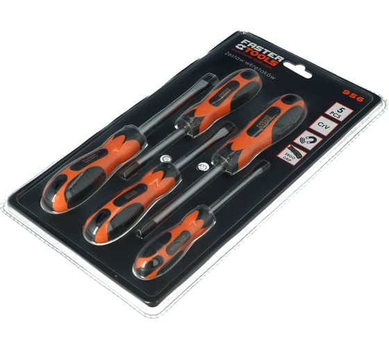 Набор отверток FASTER TOOLS 5 шт. 956