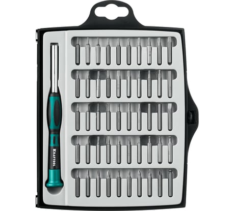 Отвертка для точных работ KRAFTOOL Precision-51 со сменными битами 51 предмет 25691