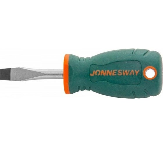Стержневая отвертка Jonnesway D77S638 шлицевая, ANTI-SLIP GRIP, SL6.5x38 мм 46375