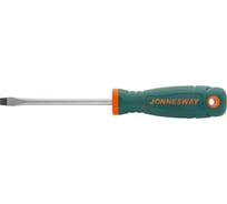 Стержневая отвертка Jonnesway D77S6100 шлицевая, ANTI-SLIP GRIP, SL6.5x100 мм 46374