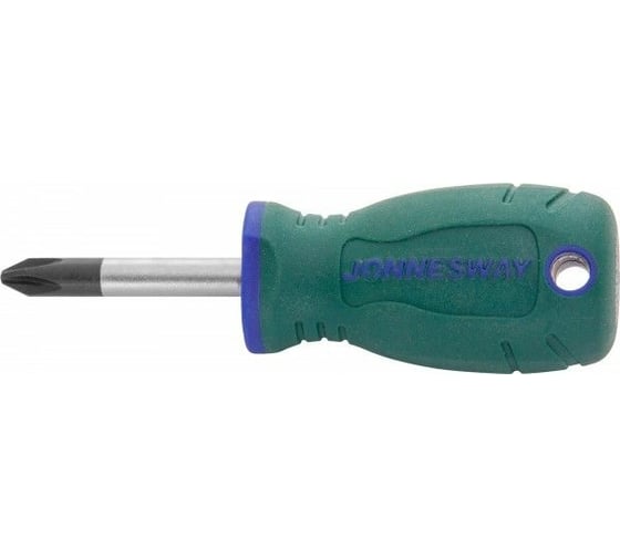 Стержневая отвертка Jonnesway D77P238 крестовая ANTI-SLIP GRIP, PH2x38 мм 46373 1