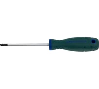 Стержневая отвертка Jonnesway D77P2100 крестовая ANTI-SLIP GRIP, PH2x100 мм 46372