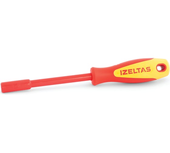 Диэлектрическая отвёртка IZELTAS 1000В, магнитный держатель для бит ...