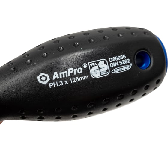 Крестовая отвертка AmPro PH3x125 мм T32033