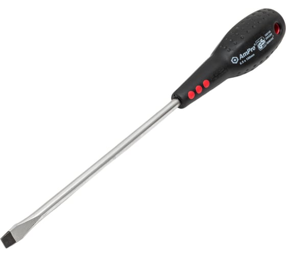 Шлицевая отвертка AmPro 6.5x150 мм T32014