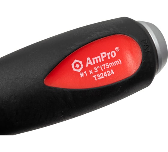 Крестовая отвертка AmPro ударная PH1x75мм, T32424