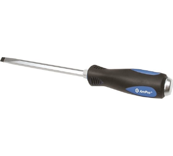 Ударная шлицевая отвертка AmPro 8.0x175мм, Cr-Mo T32417