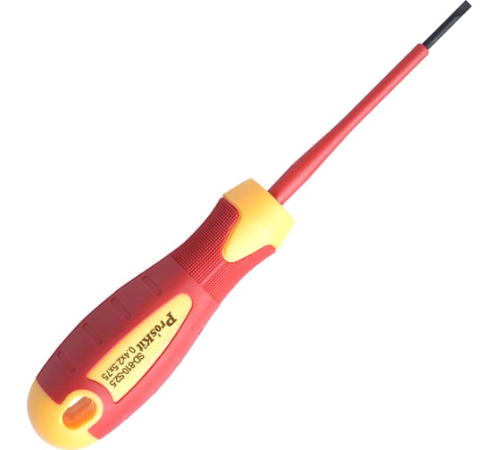 Диэлектрическая отвертка ProsKit SD-810-S2.5, аналог SD-800-S2.5, 1000 В, - 2.5x75 С00040182