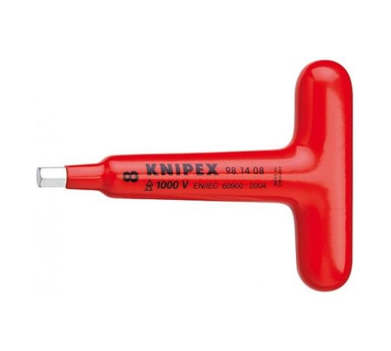 Отвертка для винтов с T-образной ручкой профиль внутренний шестигранник KNIPEX KN-981408