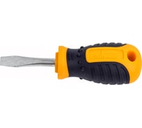 Отвертка Петрович SL6,0х38мм (бочка), CrV, 2-компонентная рукоятка 4100000337